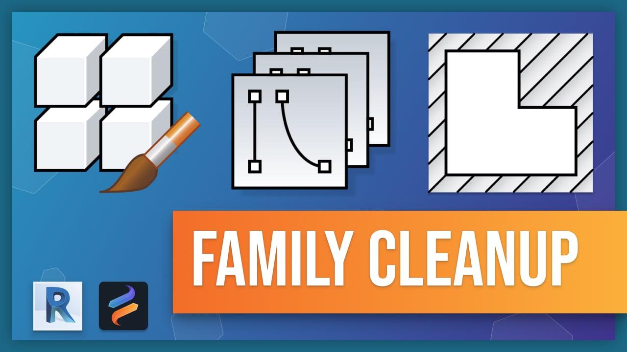 image displayed of a youtube video that teaches how to clean up your revit families