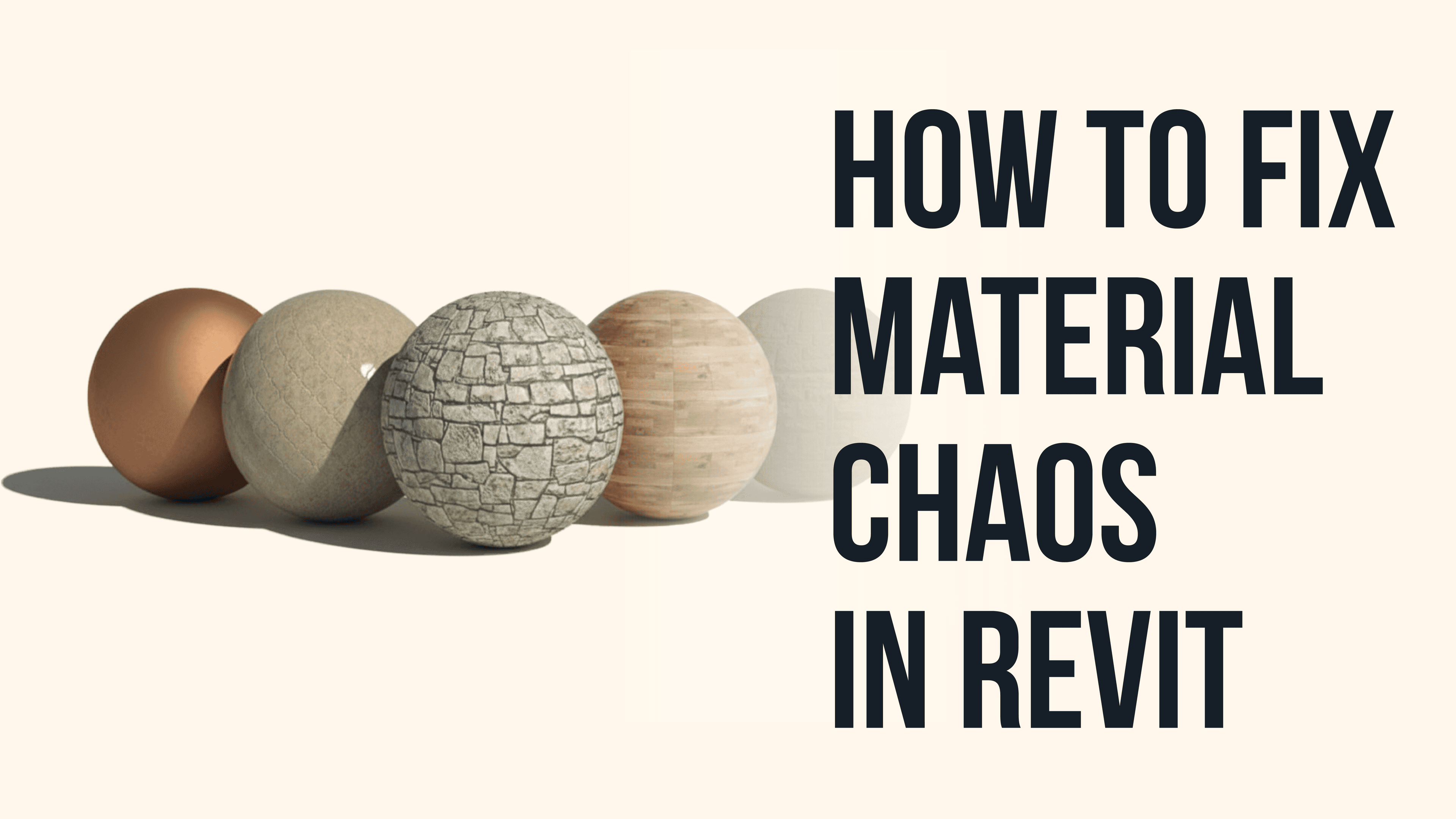 How to Fix Material Chaos in Revit