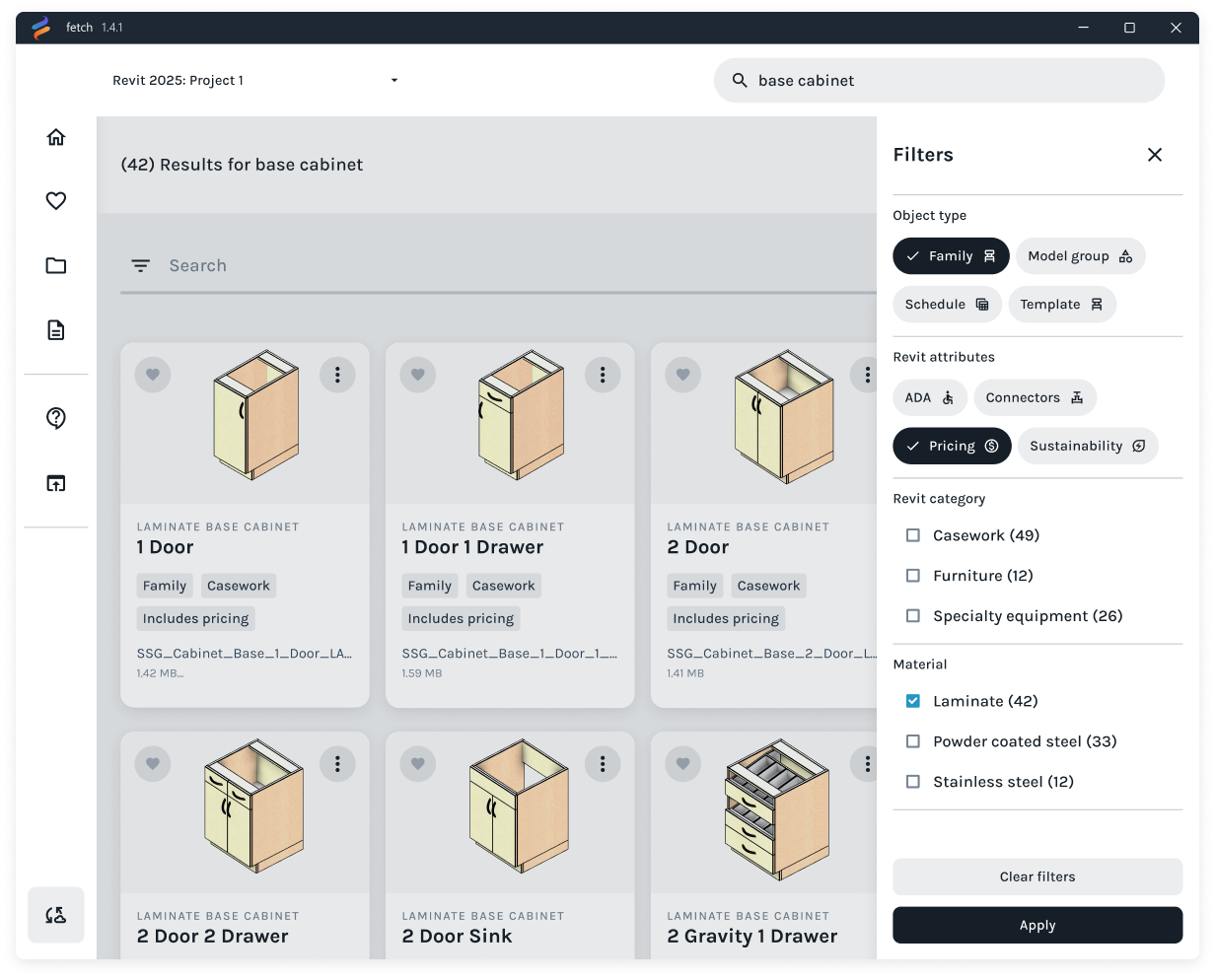 Fetch 1.4.1 Blog - Filters